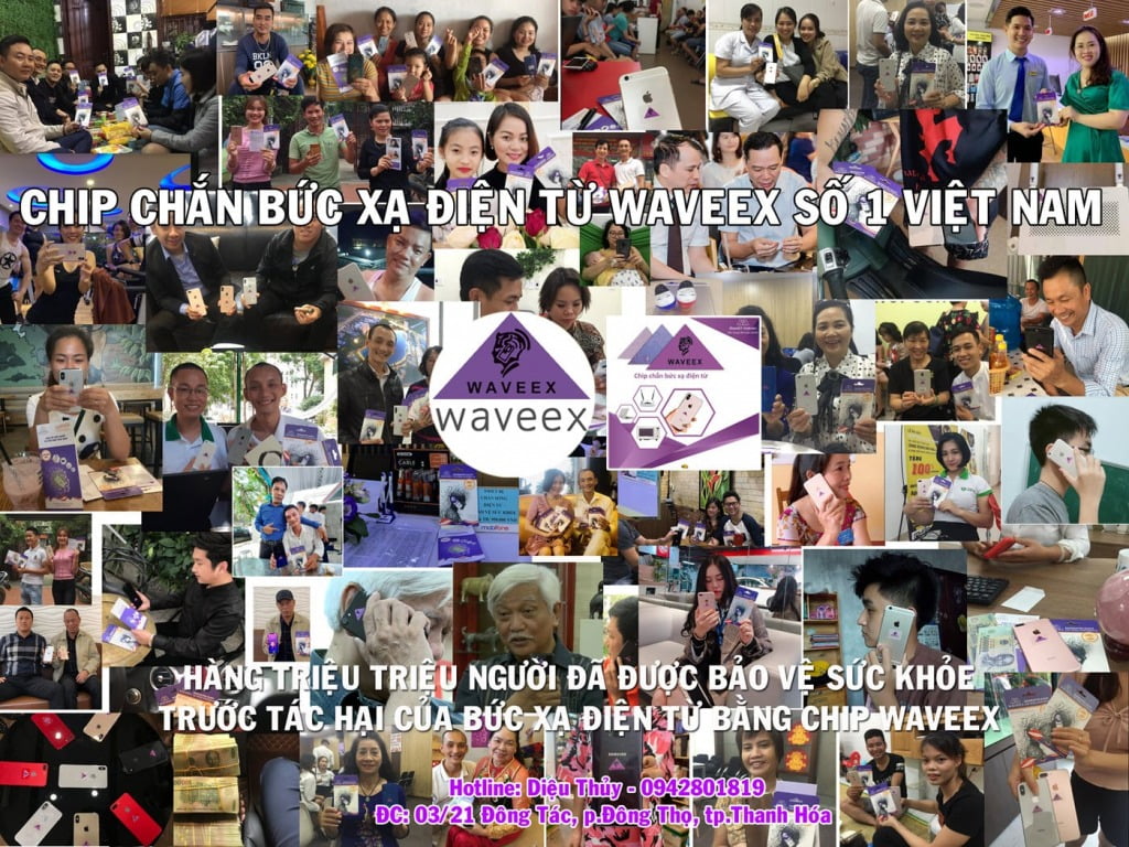 Chip chắn bức xạ điện từ Waveex được hàng triệu triệu người tin dùng
